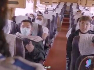 Pohlaví tour autobus s prsatá asijské streetwalker původní číňan av dospělý film s angličtina náhradník